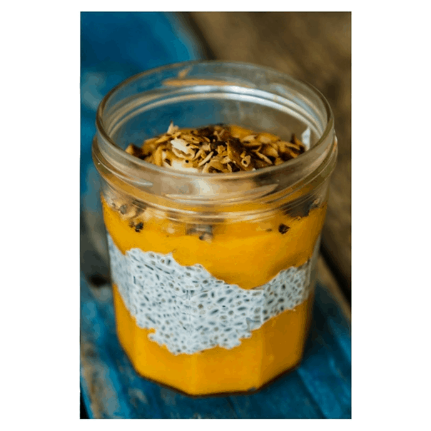 Mango, Coconut and Chia Pot