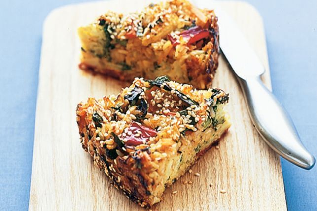 Asian Vegetable Rice Pie
    
    
    
      &ndash; Happy Healthy You