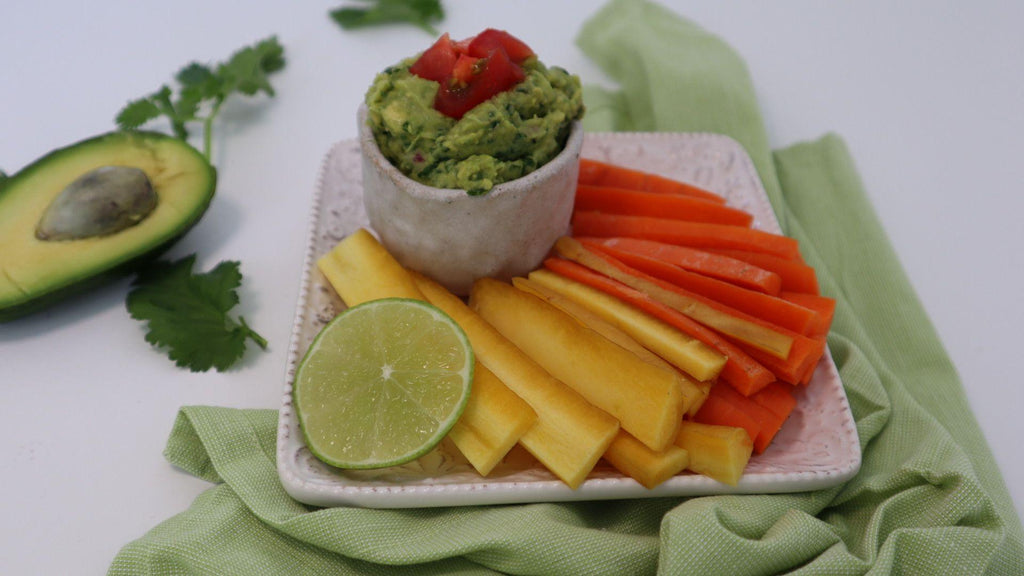 Avocado Dip and Veggie Sticks