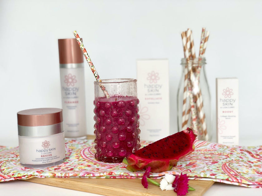 Happy Glow Smoothie (Dragon Fruit Smoothie) – Happy Healthy You