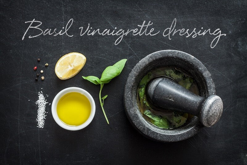 Lemon Basil Vinaigrette – Happy Healthy You