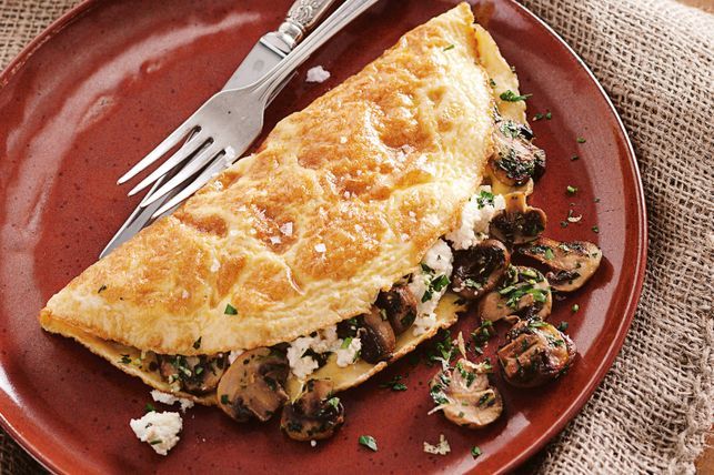 Omelette with Mushroom & Quark