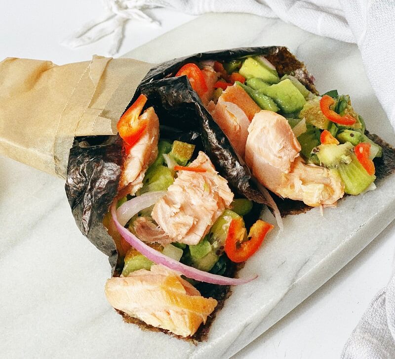 Salmon Nori Wraps