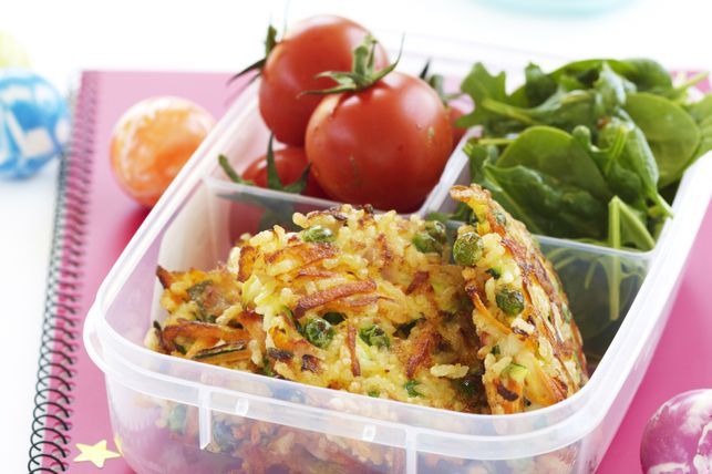 Vegetable and Rice Fritters