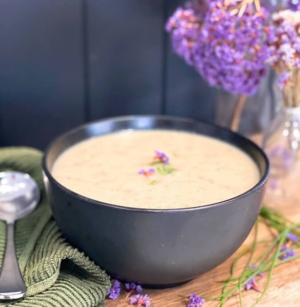 Roasted Cauliflower Garlic Soup Recipe | Happy Healthy You