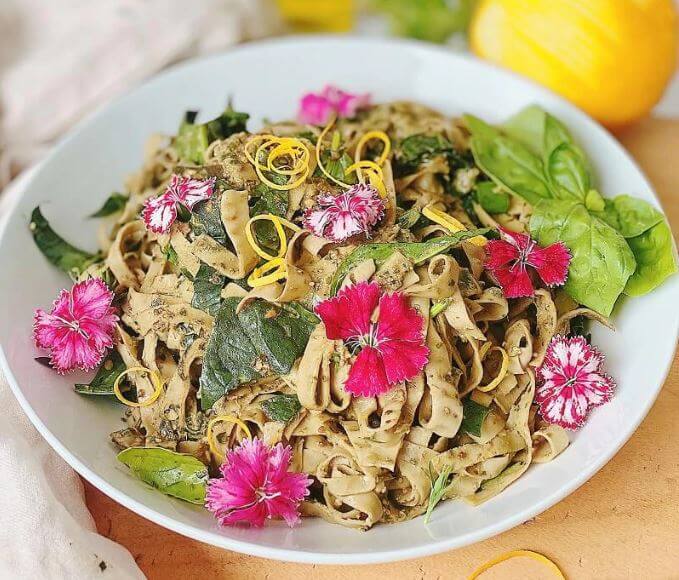 Edamame Pesto Pasta