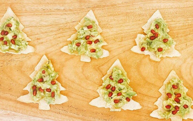 Guacamole Christmas Trees