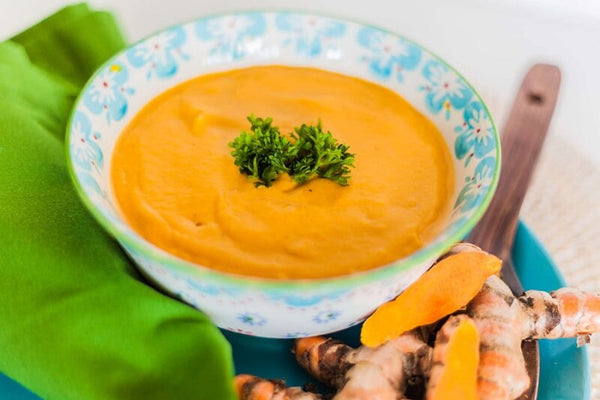 Winter Warmer Pumpkin and Turmeric Soup