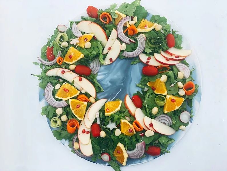 Festive Wreath Salad